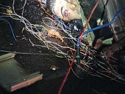 High Speed crash aftermath.