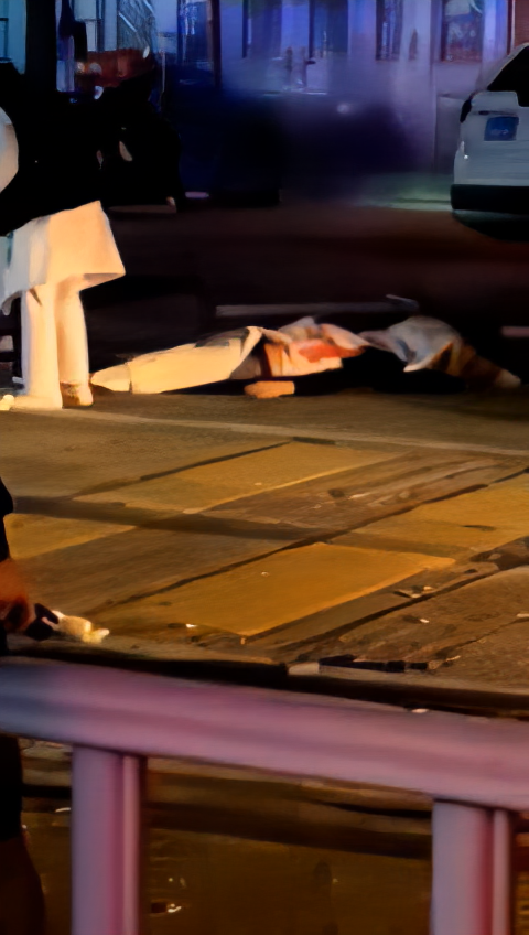 Aftermath of Chinese driver impaled accident