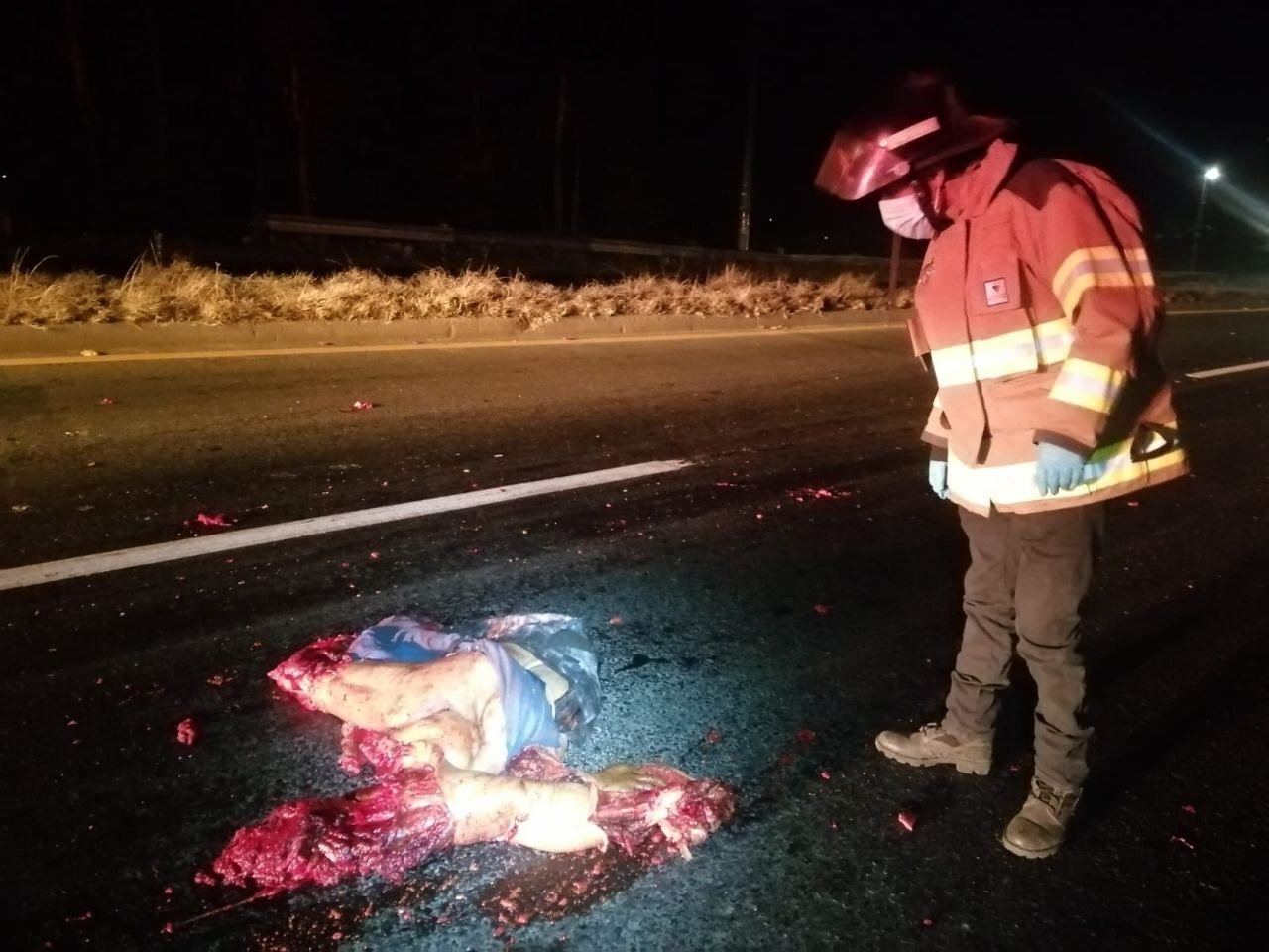 Guatemalan Man Turned Into Highway Pizza
