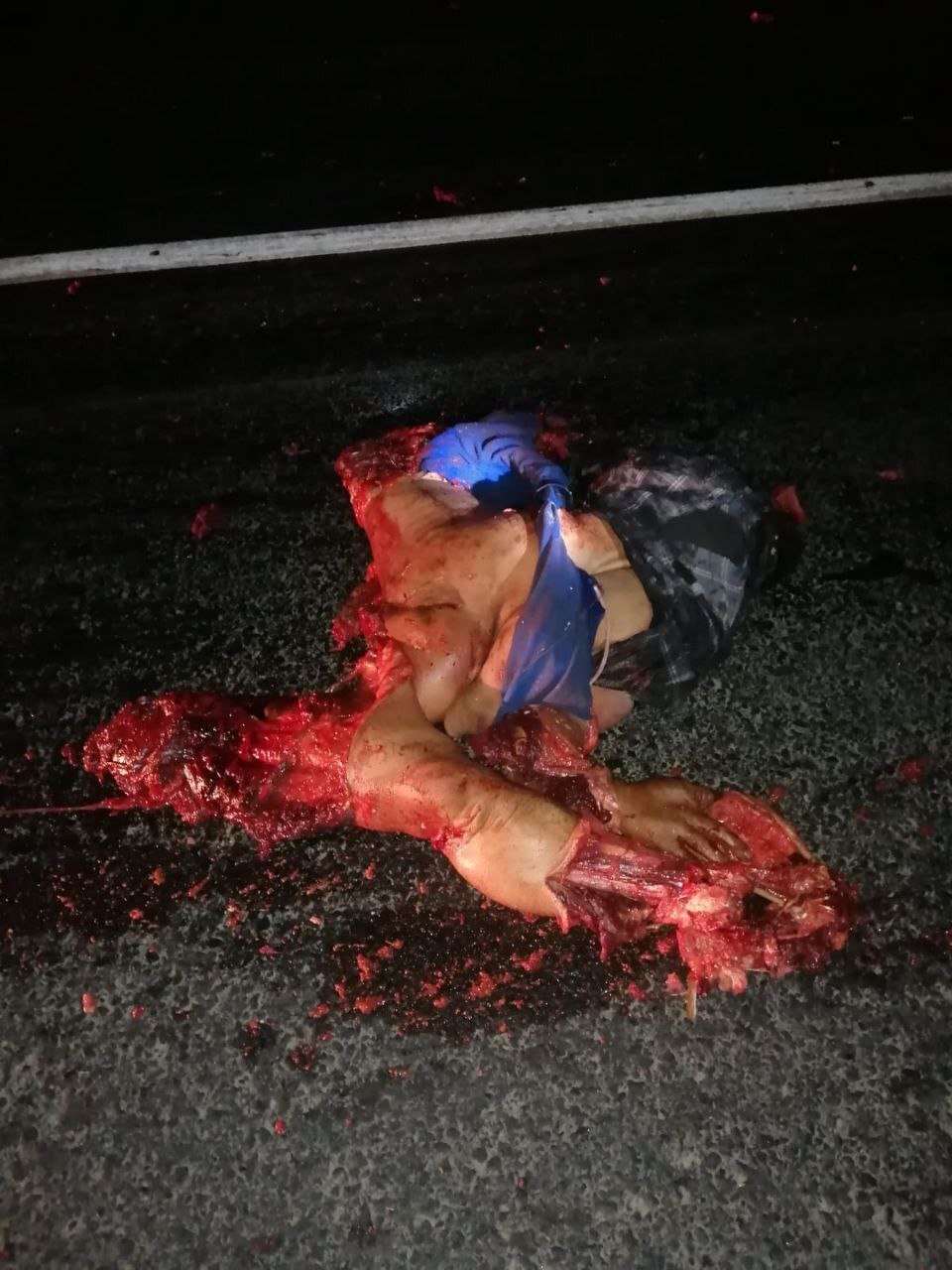 Guatemalan Man Turned Into Highway Pizza