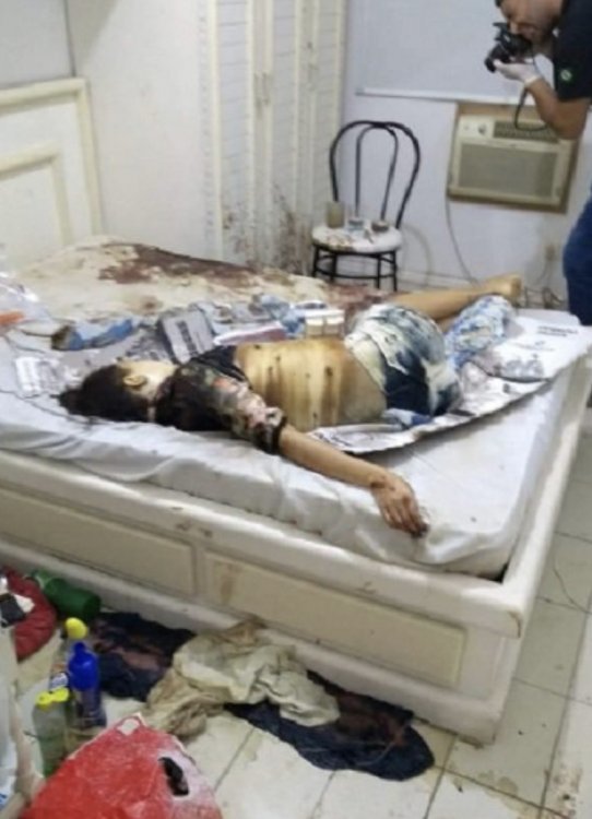 Pretty/ugly lady killed by old man