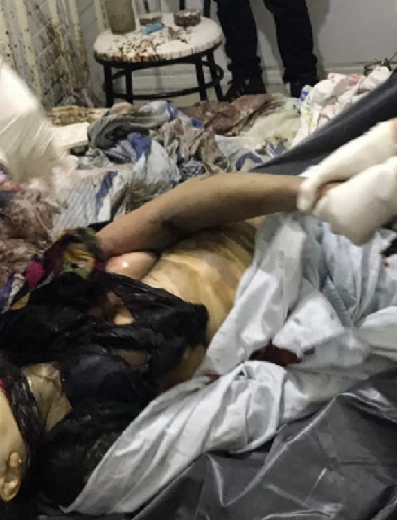 Pretty/ugly lady killed by old man