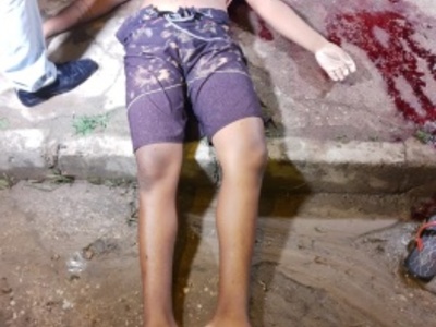 Man was shot and stabbed.