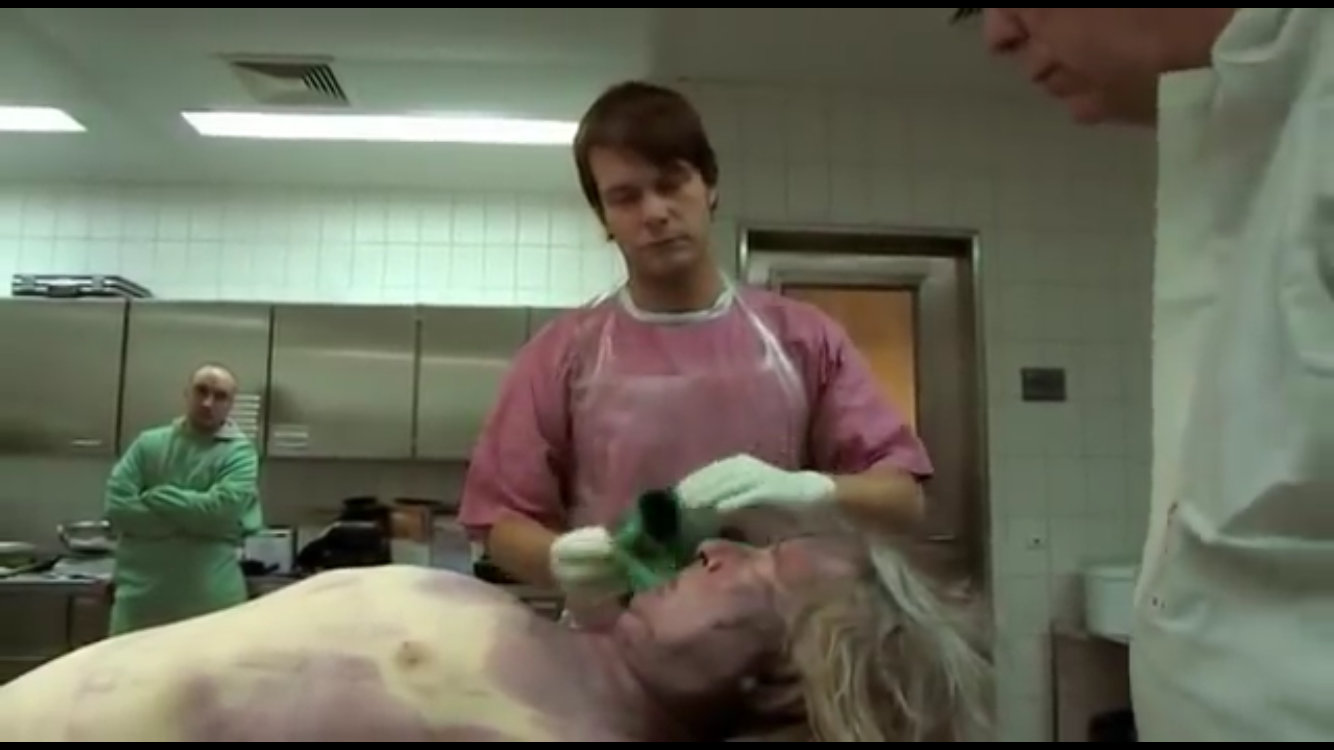 German Man died at home and was taken to morgue for autopsy