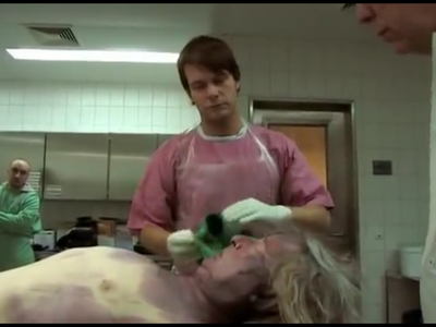 German Man died at home and was taken to morgue for autopsy