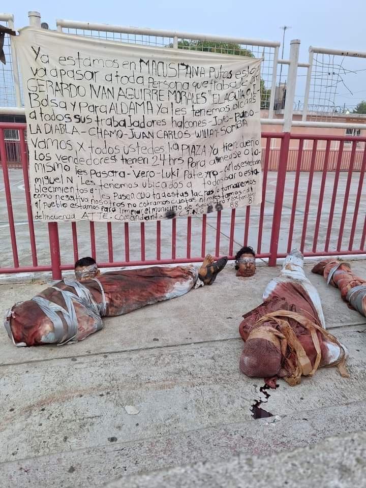 In Tabasco they leave 3 bodies in front of the "Agustín Díaz del Casti