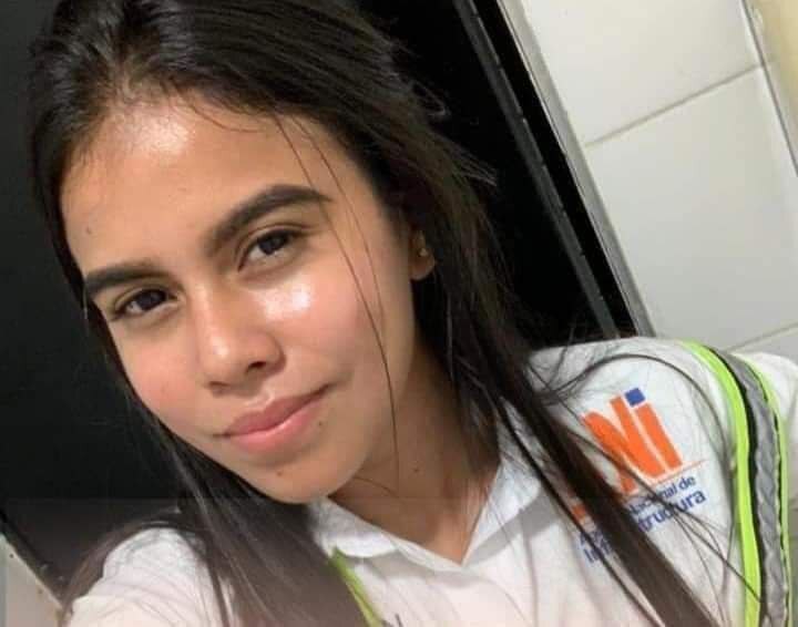 Young Woman Splattered