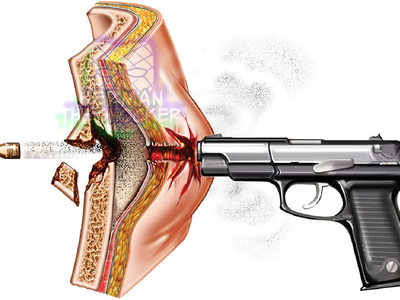 A Hard-Contact Gunshot Wound Of The Head