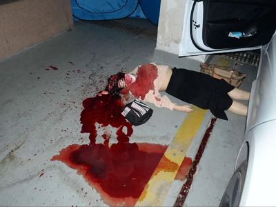 Chinese woman murdered (Examination footage)