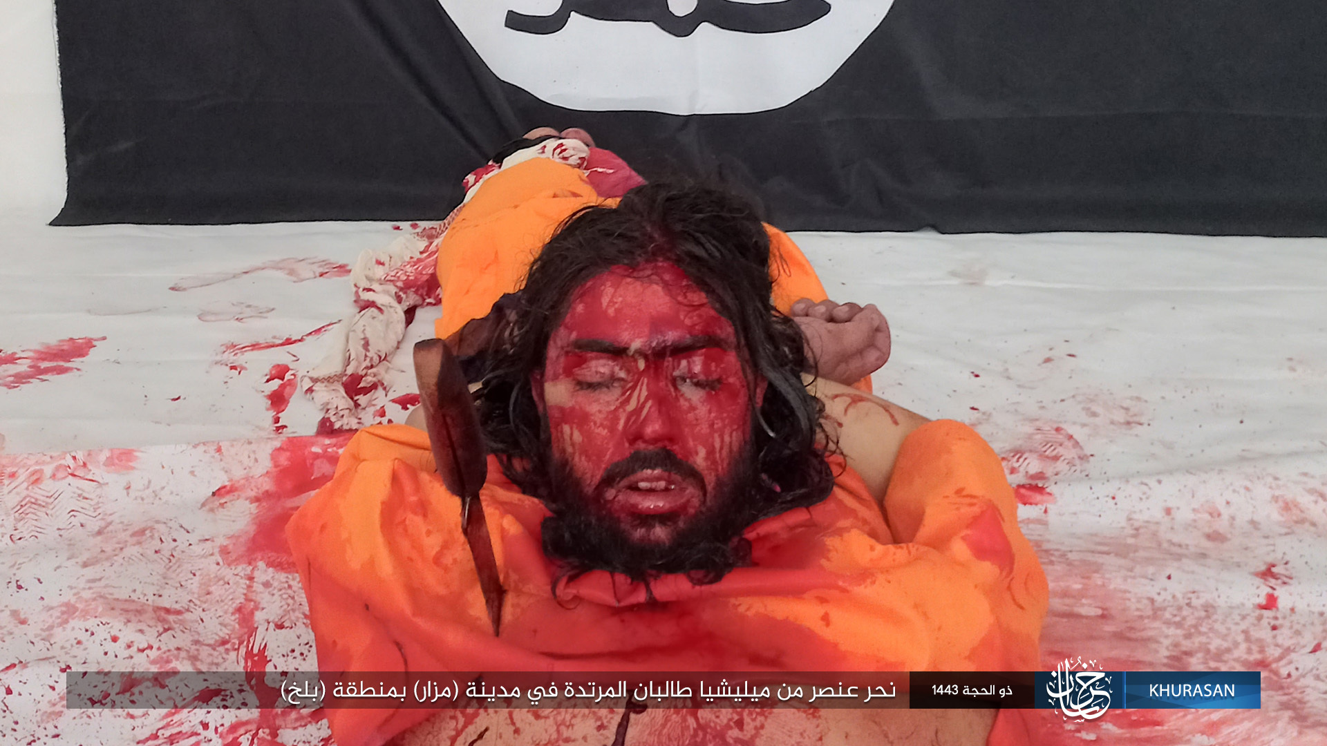 Photo Report: ISKP Capture A Taliban Militia And Behead Him