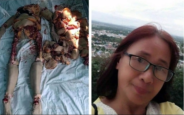 All that was left of this woman were the organs