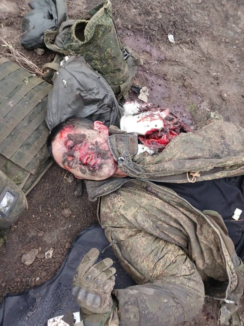 Dead North Koreans in Kursk.