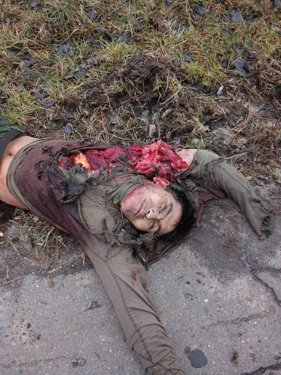 Dead North Koreans in Kursk.