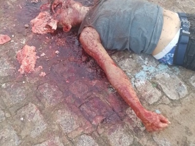 His Head Gets Crushed By Stone