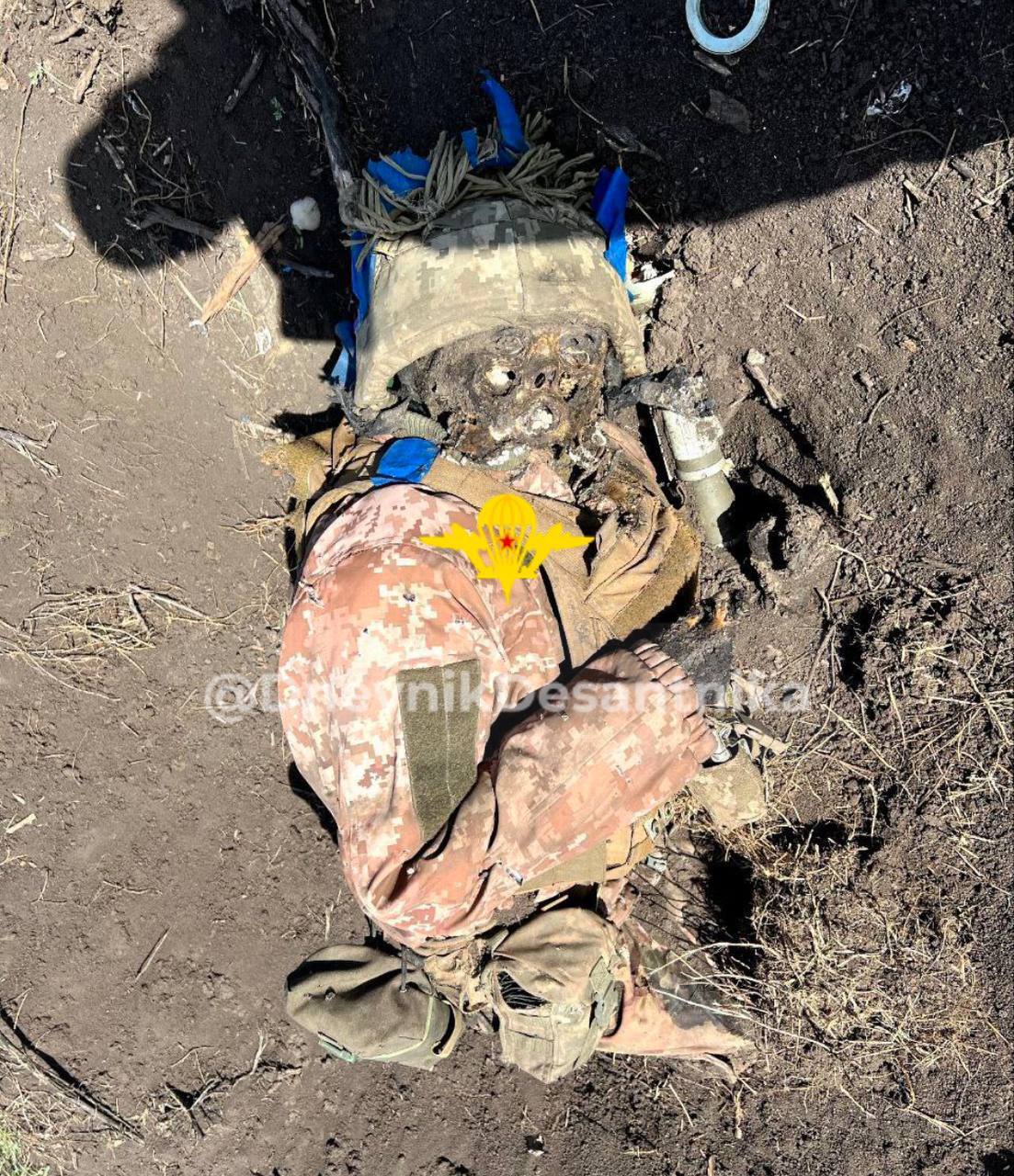 Ukrainians in an advanced state of decomposition.