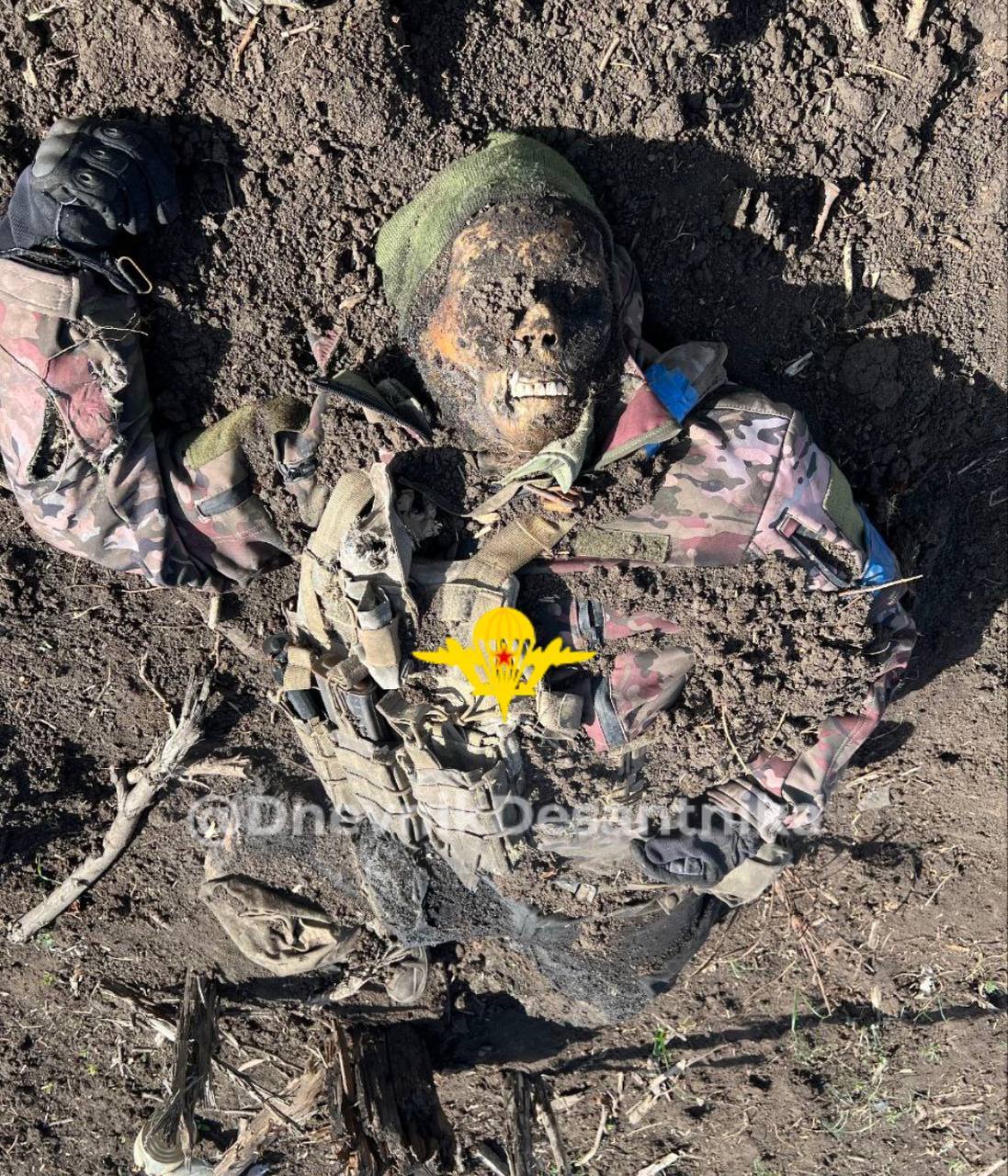 Ukrainians in an advanced state of decomposition.