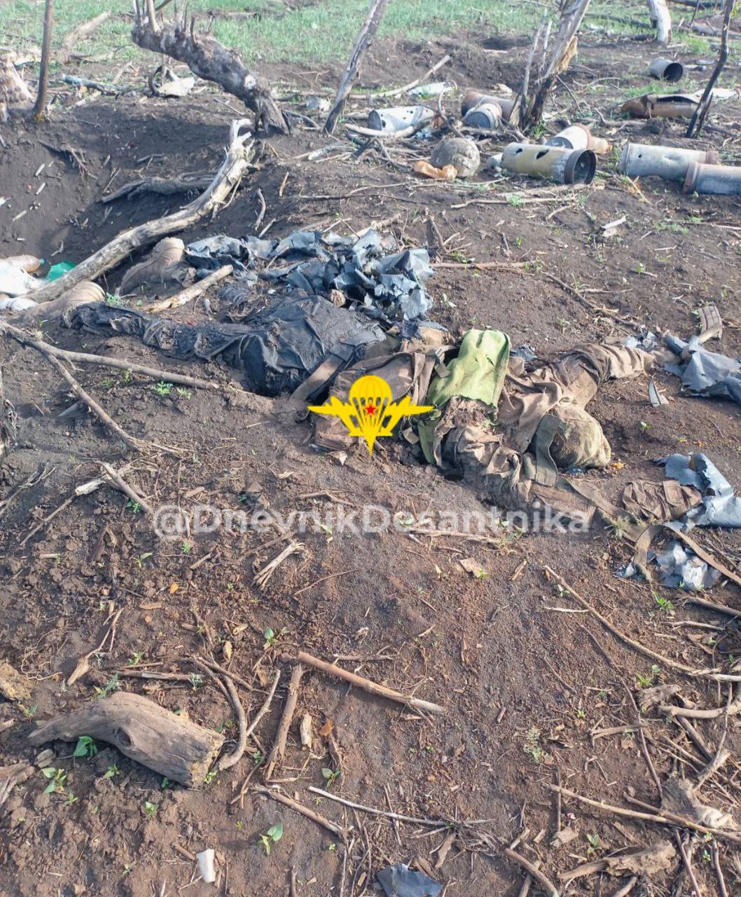 Ukrainians in an advanced state of decomposition.