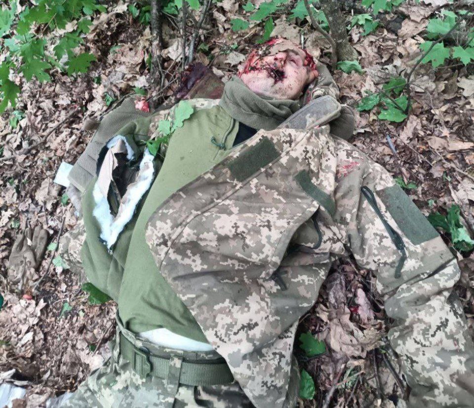 Ukrainian platoon after an ambush
