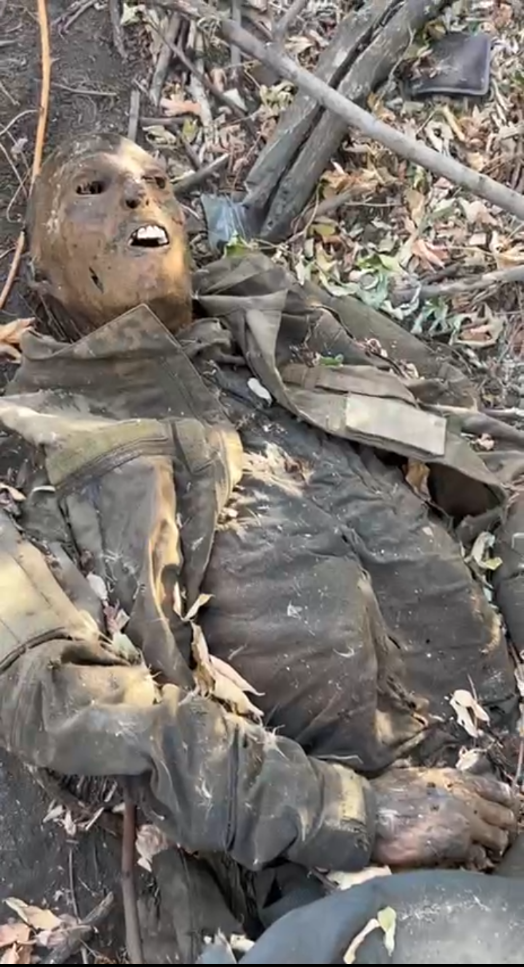 9 Ukrainians serving as fertilizer.