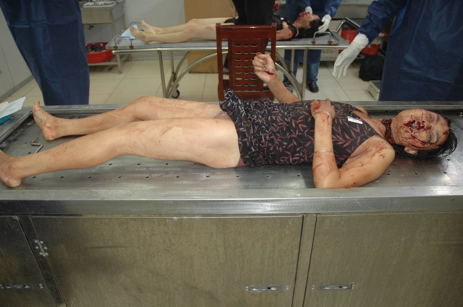 Chinese Women in Morgue