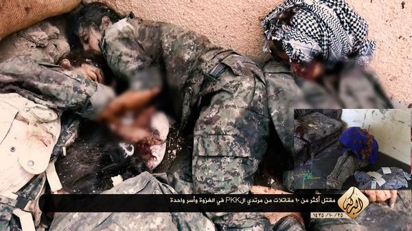 New Dead Female Pkk Soldiers Collection