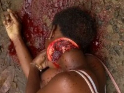 Girls Neck Meets Machete