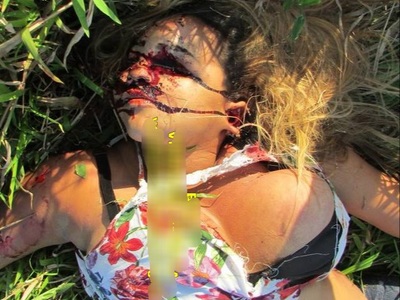 Busty woman killed in horrific accident 