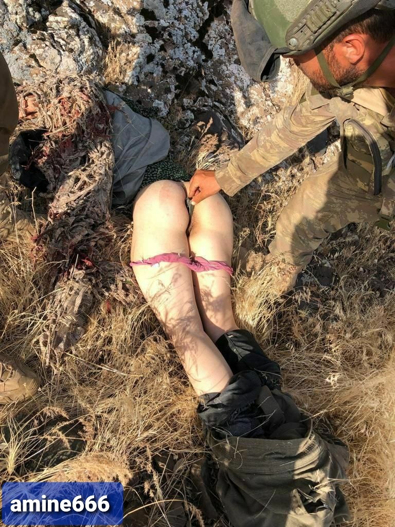 Pkk woman fighter killed and soldiers sexually abused the dead body