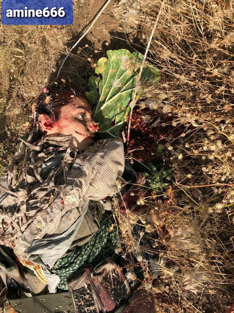 Pkk woman fighter killed and soldiers sexually abused the dead body