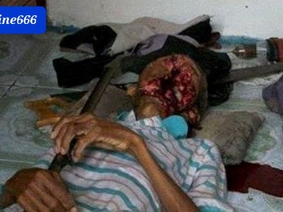 depressed old man commit suicide by shooting his face