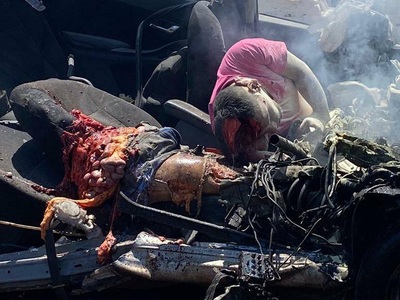 Couple horrifically killed in brutal accident wife split in half