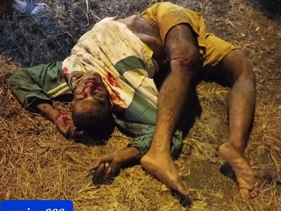 Couple on motorcycle crashed dead 