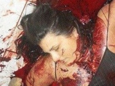 Busty woman stabbed to death by angry husband