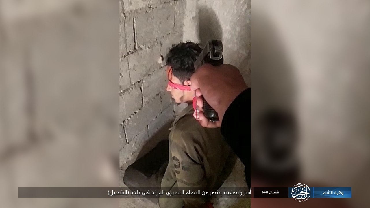 The capture and elimination of an element of the apostate regime in th