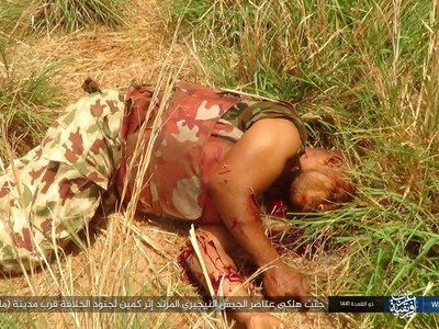 The bodies of the apostate Nigerian army died after an ambush by the s