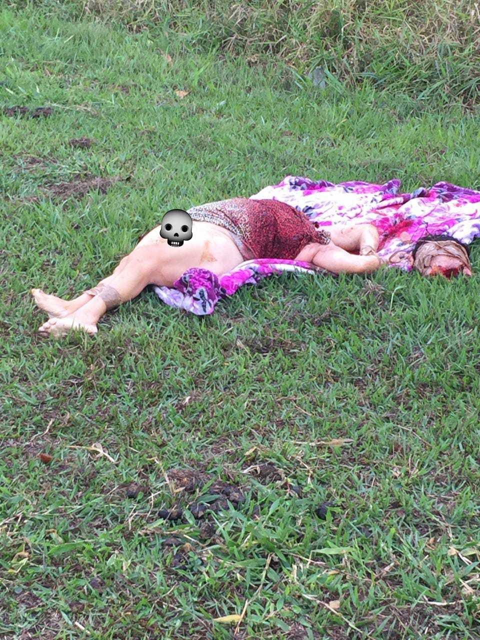 Shocking.. Woman beheaded