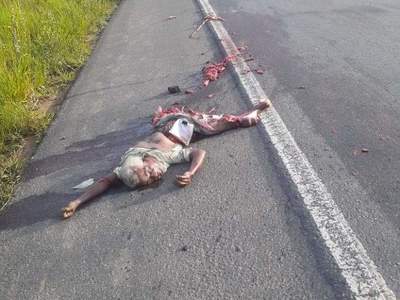 BRUTAL accident leaves a grandpa shattered.