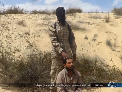 Pictures.  The killing of spies for the apostate 