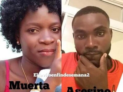 This Haitian killed his wife a few days ago and left her in a bush