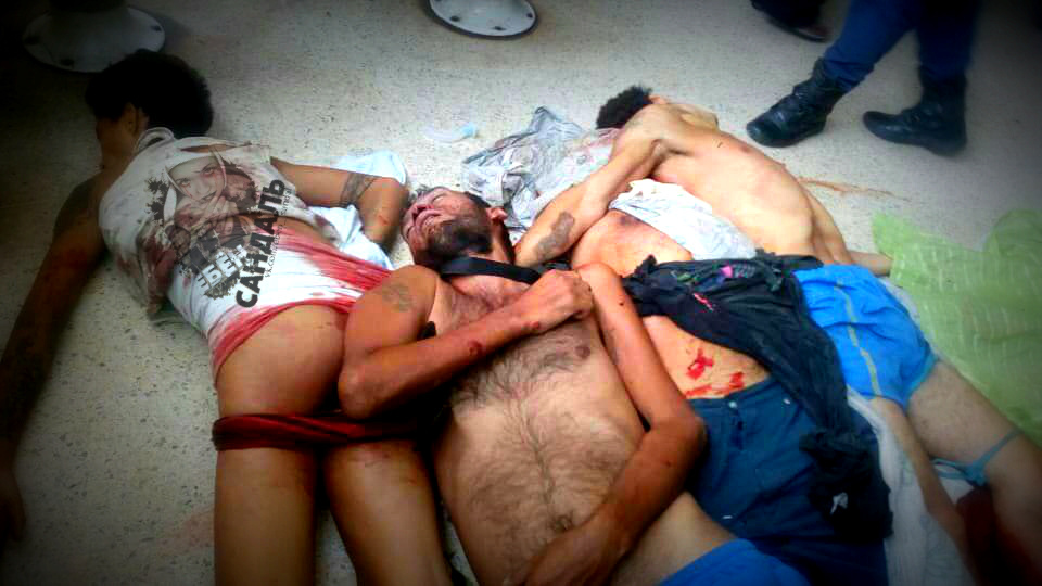 The uprising in the prison because of coronavirus