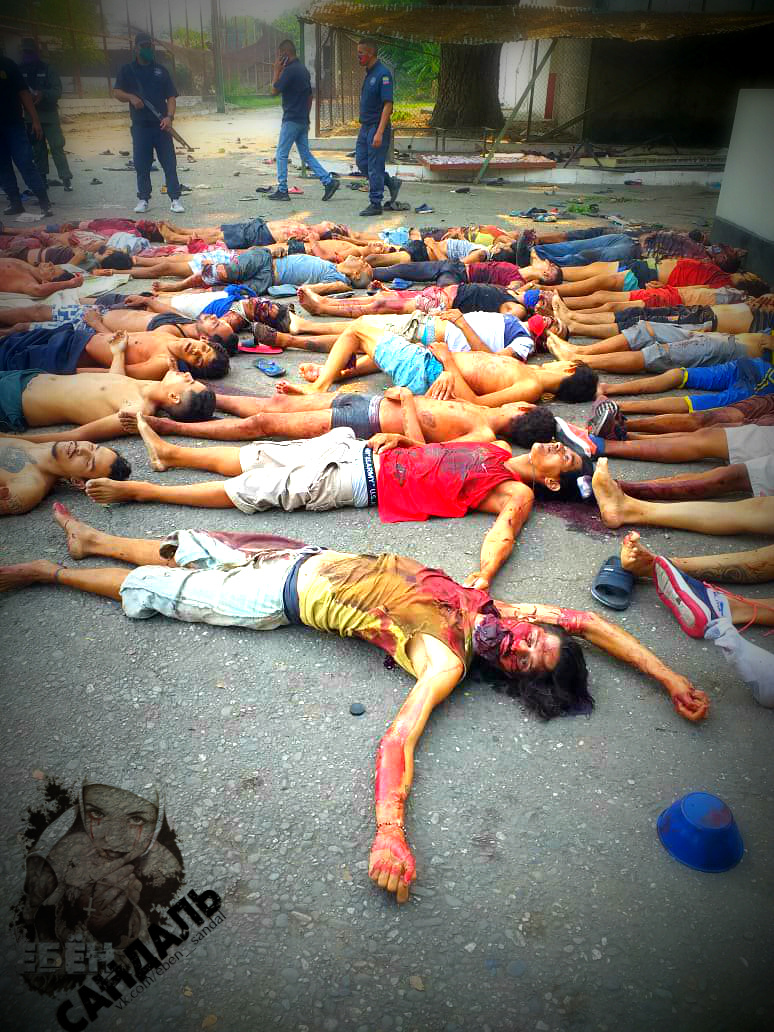 The uprising in the prison because of coronavirus