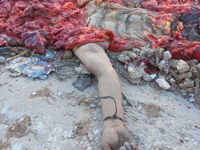 Palestinian Ran Over By IDF Bulldozer