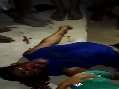 man victim of shots in street 