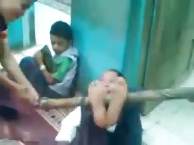 middle eastern girl falaka punishment