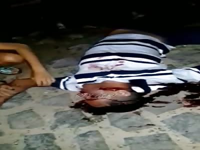 Murdered with several shots in face 