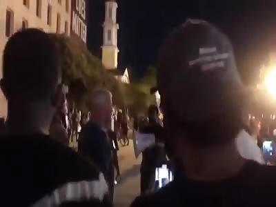 BLM attack man and then police