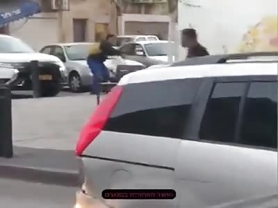 Transvestite pepper spray police