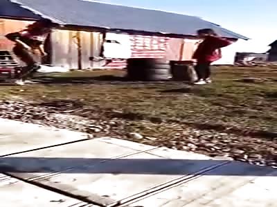 a shit beats a women