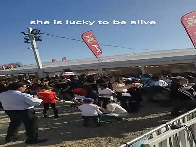 She’s lucky to be alive 