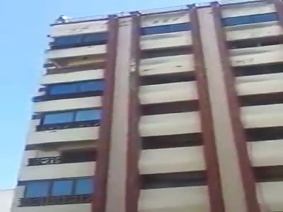 young Moroccan  jumps to his death 10/10/2016 + Aftermath